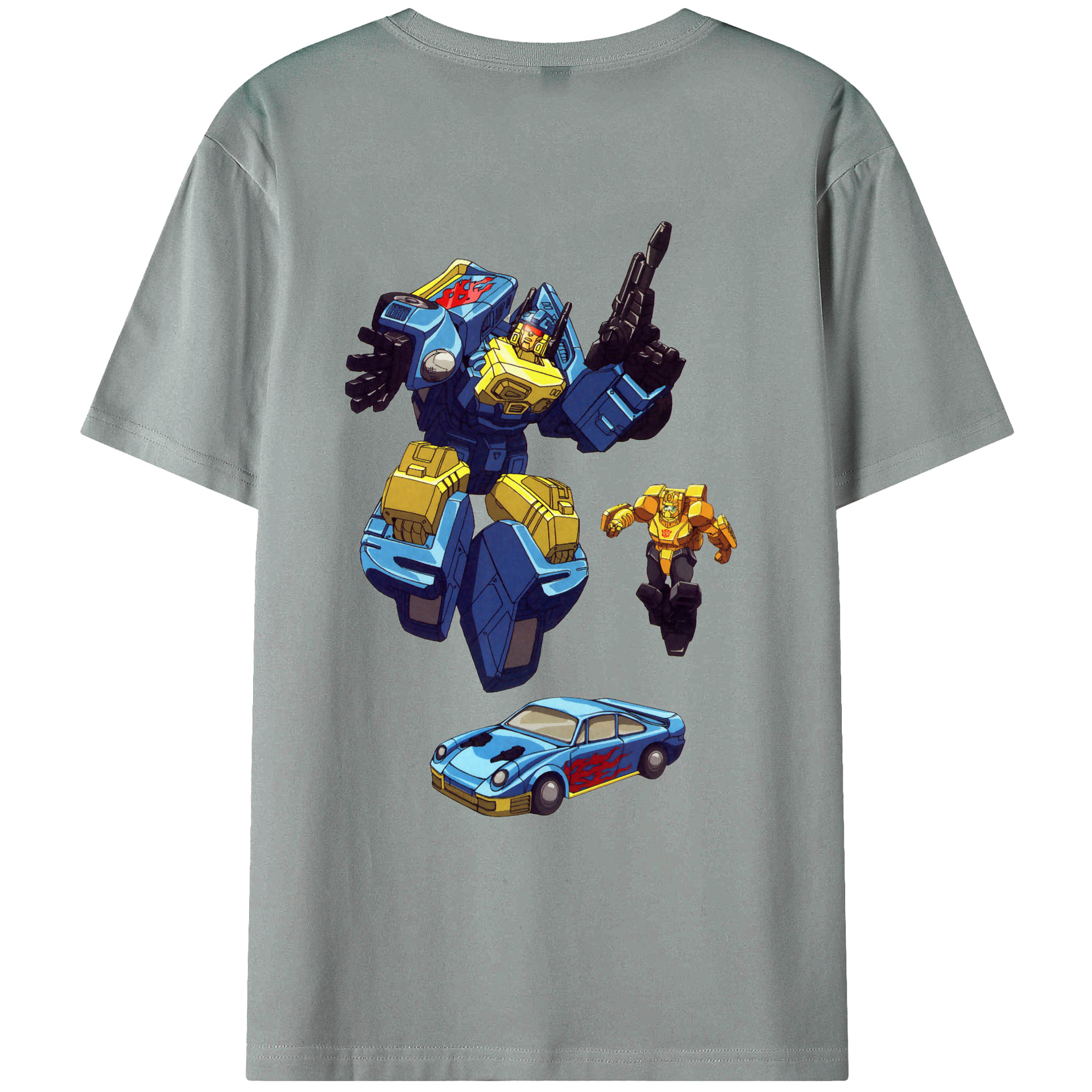 （画像用）  綿100％ メンズ半袖Tシャツ（バックプリント） 通気性